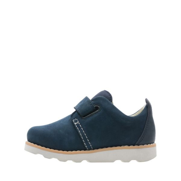 Clarks Boys Crown Park Toddler Casual Shoes Navy | CA-6527381